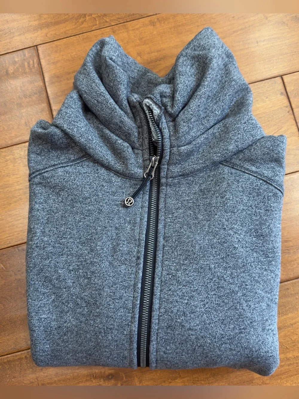 Lululemon Scuba Oversized Funnel Neck Full Zip Jacket Grey Heathered Size S